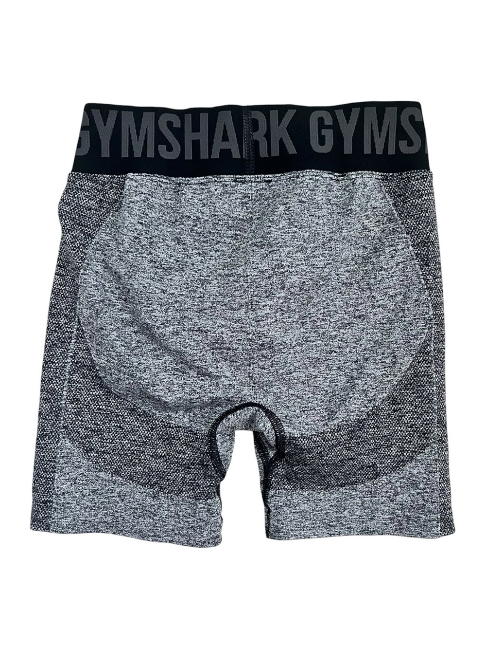 Gymshark Women’s XS Flex Biker Shorts Heather Gray Compression Gym Booty Lift - Picture 3 of 3